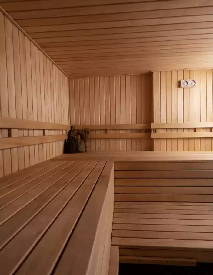 sauna madera